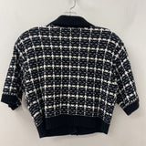 H&M WOMEN'S CARDIGAN black white S