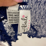BACK from BALI WOMEN'S CARDIGAN navy L/XL