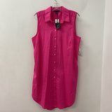 SAKS FIFTH AVE WOMEN'S DRESS hot pink XL