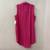 SAKS FIFTH AVE WOMEN'S DRESS hot pink XL