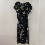 ZARA WOMEN'S DRESS black green white XL