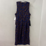 JS COLLECTIONS WOMEN'S PARTY DRESS blue brown 16