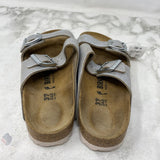 BIRKENSTOCK WOMEN'S SANDALS beige silver 37