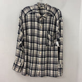 PILCRO WOMEN'S BLOUSE/SHIRT white black XL