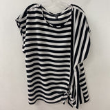 JONES new york WOMEN'S PLUS TOP white black 2X