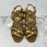 CHRISTIAN LOUBOUTIN WOMEN'S HEELS gold 38.5