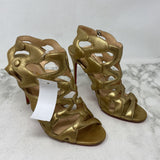 CHRISTIAN LOUBOUTIN WOMEN'S HEELS gold 38.5
