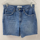 OAK + FORT WOMEN'S SHORTS blue S29