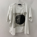 OZAI N KU WOMEN'S T-SHIRT white grey black M/L