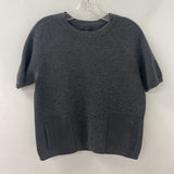 J CREW WOMEN'S SWEATER grey black XS