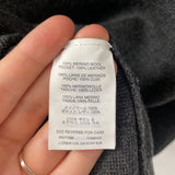 J CREW WOMEN'S SWEATER grey black XS