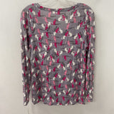 HUE WOMEN'S LOUNGEWEAR grey pink cat printk m