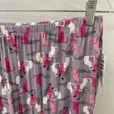 HUE WOMEN'S LOUNGEWEAR grey pink cat printk m