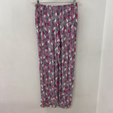 HUE WOMEN'S LOUNGEWEAR grey pink cat printk m