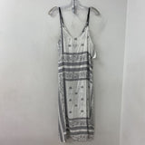 DKNY WOMEN'S DRESS white black L