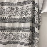 DKNY WOMEN'S DRESS white black L