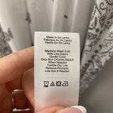 DKNY WOMEN'S DRESS white black L