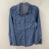 EILEEN FISHER WOMEN'S BLAZER/JACKET chambray M