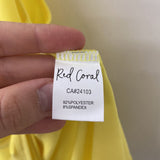RED CORAL WOMEN'S TANK/CAMI yellow M