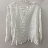 made in Italy WOMEN'S BLOUSE/SHIRT white M/L