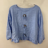 made in Italy WOMEN'S BLOUSE/SHIRT blue M/L