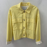 STRADIVARIUS WOMEN'S BLAZER/JACKET yellow L
