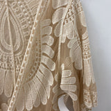 REBELLION again WOMEN'S KIMONO/DUSTER beige cream