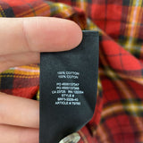 TNA WOMEN'S BLAZER/JACKET red plaid S/1