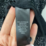 ADRIANNA PAPELL WOMEN'S TOP black silver dots M