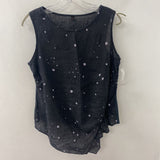 INIZIO WOMEN'S TANK/CAMI black pale-pink dots L