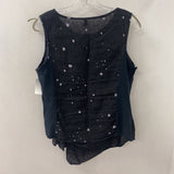 INIZIO WOMEN'S TANK/CAMI black pale-pink dots L