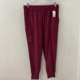 90 DEGREES WOMEN'S ACTIVE BOTTOM burgundy L