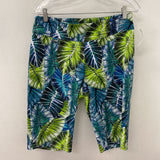 PECK & PECK WOMEN'S SHORTS tropical print 10
