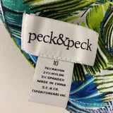 PECK & PECK WOMEN'S SHORTS tropical print 10