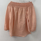 MICHAEL/Michael Kors WOMEN'S BLOUSE/SHIRT pink white gold stripe LP