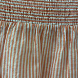 MICHAEL/Michael Kors WOMEN'S BLOUSE/SHIRT pink white gold stripe LP
