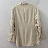 H&M WOMEN'S BLAZER/JACKET cream M