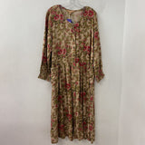 APRIL CORNELL WOMEN'S DRESS cmale red floral