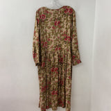 APRIL CORNELL WOMEN'S DRESS cmale red floral L