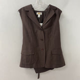 TALBOTS WOMEN'S BLAZER/JACKET brown 12