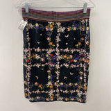 RIANI WOMEN'S SKIRT black multi florl 10