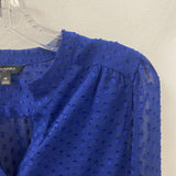 Banana Republic WOMEN'S BLOUSE/SHIRT blue dots M