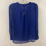 Banana Republic WOMEN'S BLOUSE/SHIRT blue dots M