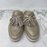 JOHNSTON & MURPHY WOMEN'S FOOTWEAR beige w/metallic 9