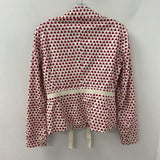 MOSCHINO JEANS WOMEN'S BLAZER/JACKET white red cherry print 12