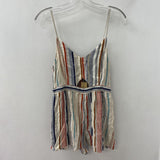 AMERICAN EAGLE WOMEN'S ROMPER multi stripe S