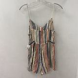 AMERICAN EAGLE WOMEN'S ROMPER multi stripe S