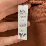 ALO WOMEN'S ACTIVE TOP tan M