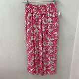 Carribean Joe WOMEN'S PANTS pink white tropical L