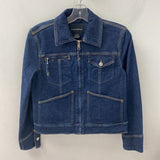 Club Monaco WOMEN'S DENIM JACKET blue XS